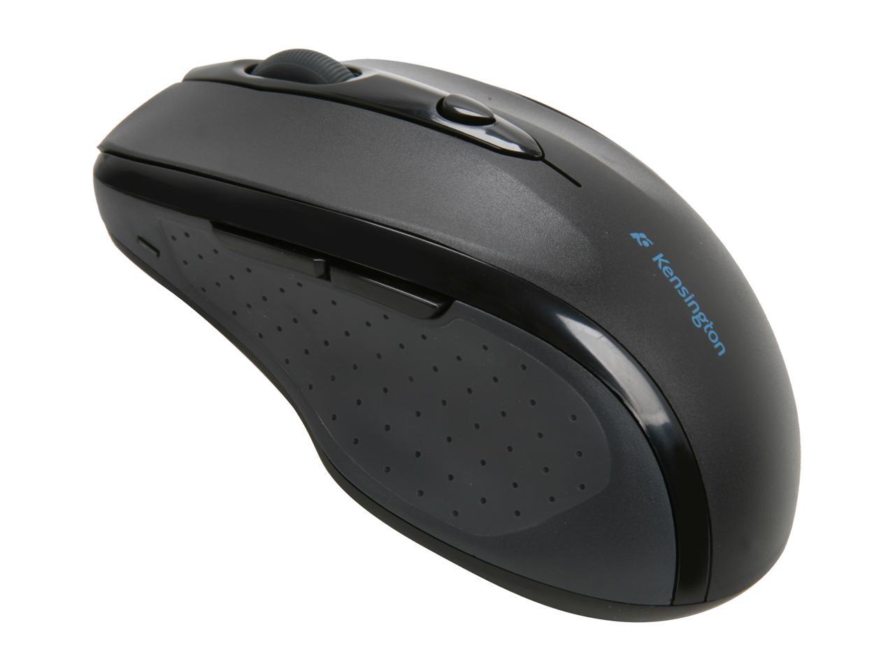 Kensington Pro Fit Full Sized Mouse K72370US Black USB RF Wireless Optical Pro Fit Full Sized Mouse