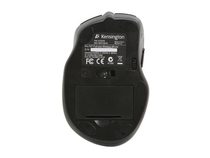 Kensington Pro Fit Full Sized Mouse K72370US Black USB RF Wireless Optical Pro Fit Full Sized Mouse