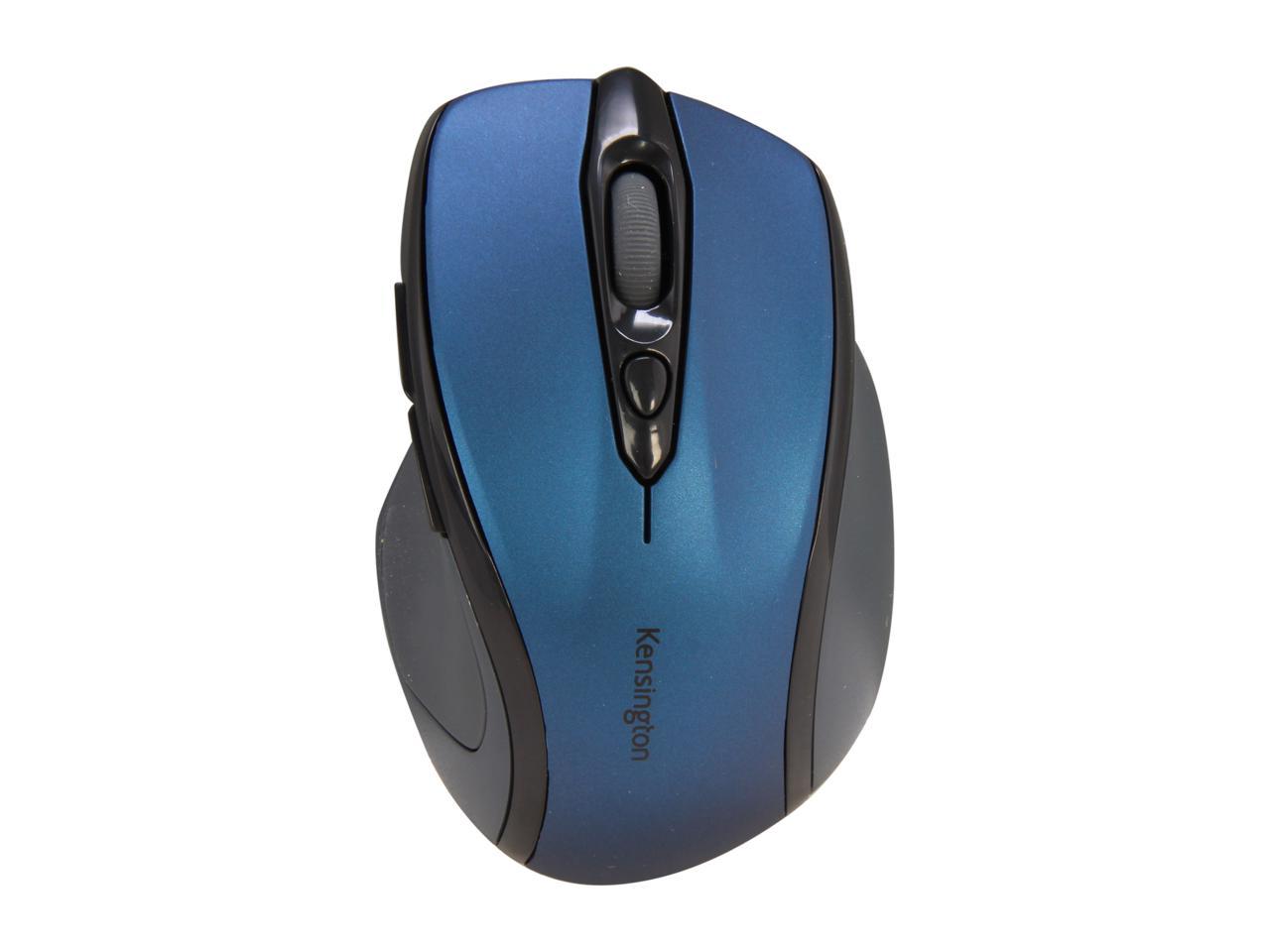 Kensington Pro Fit Mid-Size Mouse K72421AM Sapphire blue 1 x Wheel USB RF Wireless Optical 1750 dpi Mouse