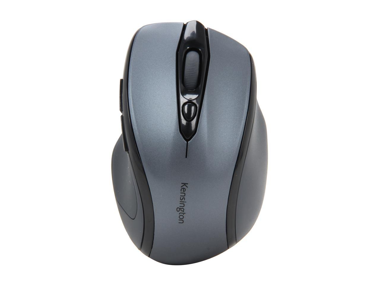Kensington Pro Fit Mid-Size Mouse K72423AM Graphite Green 1 x Wheel USB RF Wireless Optical 1750 dpi Mouse