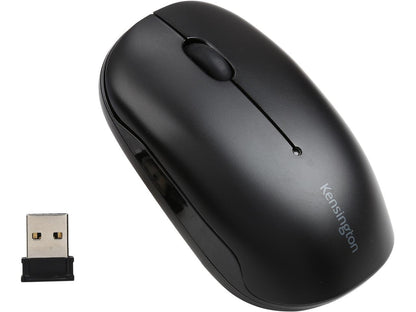 Kensington Pro Fit K72452WW Black 1 x Wheel USB RF Wireless Laser 1000 dpi Mobile Mouse