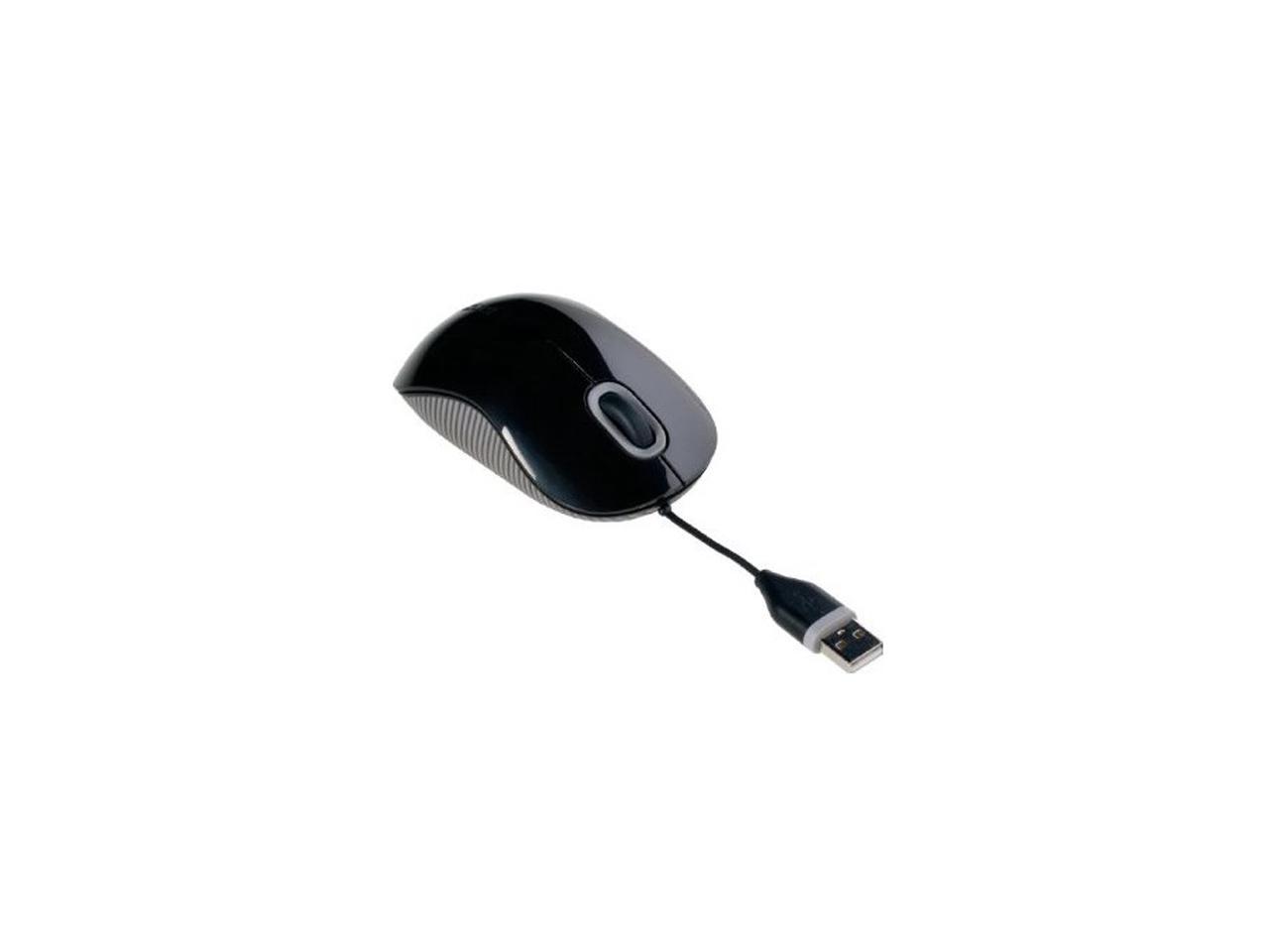 Targus Cord-Storing Optical Mouse - AMU76US