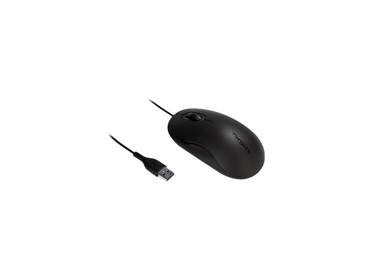 Targus 3-Button USB Full-Size Optical Mouse - AMU81USZ