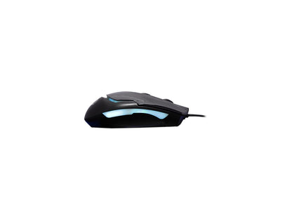Adesso iMousesG1 Blue illuminated Ergonomic desktop USB optical mouse with 4 DPI switching