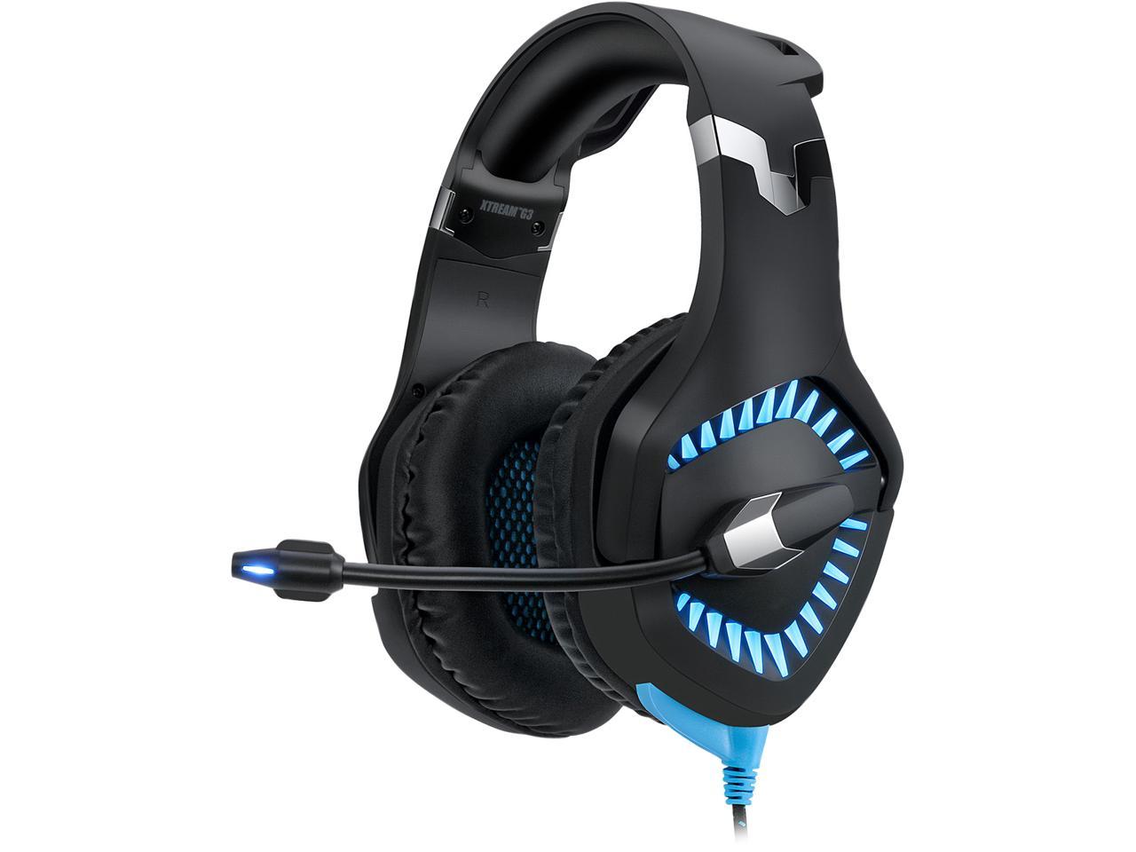 Adesso Xtream G3 Virtual 7.1 Gaming Headphone/Headset with Microphone