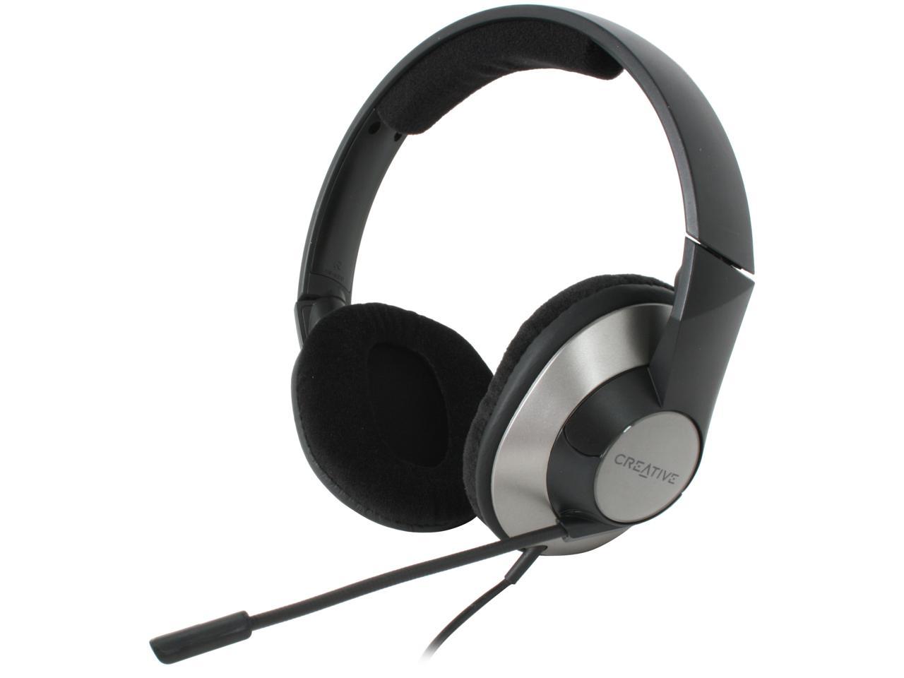 Creative 51EF0390AA001 3.5mm Connector Circumaural ChatMax HS-620 Headset