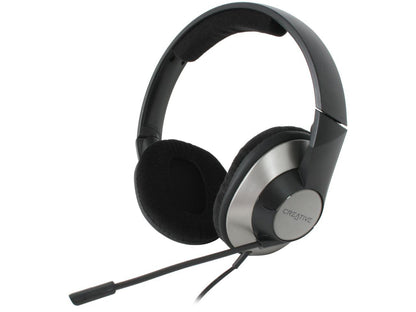 Creative 51EF0390AA001 3.5mm Connector Circumaural ChatMax HS-620 Headset