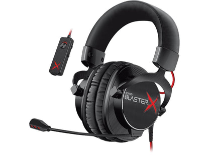 Creative Sound BlasterX H7 Tournament 3.5mm/ USB Connector Circumaural Headset