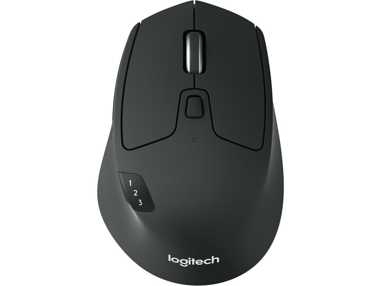 Logitech M720 Triathlon Multi-device Wireless Optical Mouse Black