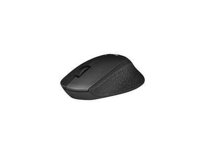 Logitech M330 SILENT PLUS 910-004905 Black 3 Buttons 1 x Wheel RF RF Wireless Optical 1000 dpi Mouse