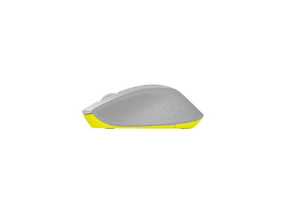 Logitech M330 SILENT PLUS 910-004908 Grey / Yellow 3 Buttons 1 x Wheel RF RF Wireless Optical 1000 dpi Mouse
