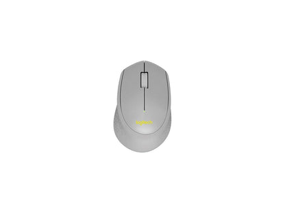 Logitech M330 SILENT PLUS 910-004908 Grey / Yellow 3 Buttons 1 x Wheel RF RF Wireless Optical 1000 dpi Mouse