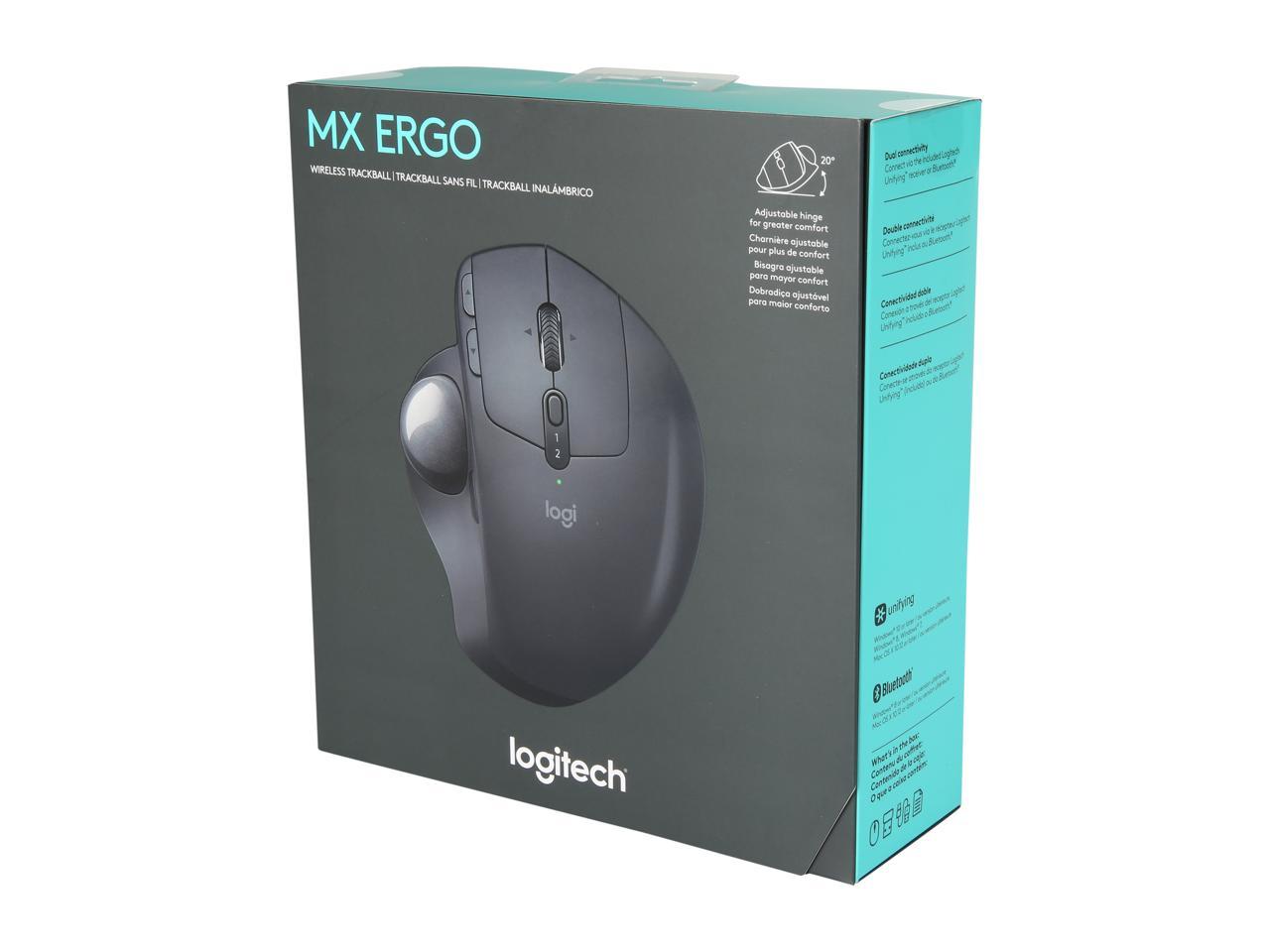 Logitech MX ERGO Advanced Wireless Trackball Mouse - 910-005177