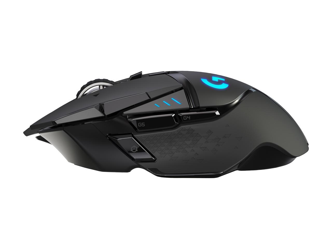 Logitech G502 LIGHTSPEED Wireless Gaming Mouse with HERO Sensor and Tunable Weights