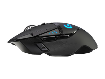 Logitech G502 LIGHTSPEED Wireless Gaming Mouse with HERO Sensor and Tunable Weights