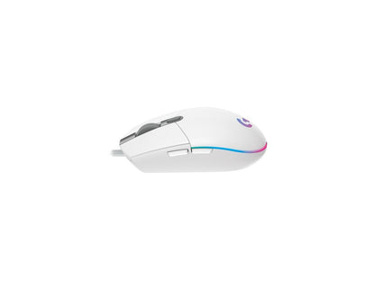 Logitech G203 LIGHTSYNC 910-005791 White 6 Buttons 1 x Wheel USB Wired 8000 dpi Gaming Mouse