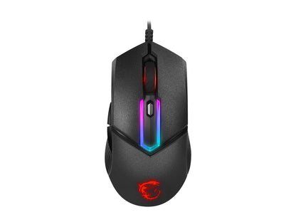 MSI CLUTCH GM30 6 Buttons 1 x Wheel USB 2.0 Wired Optical 6200 dpi Gaming Mouse