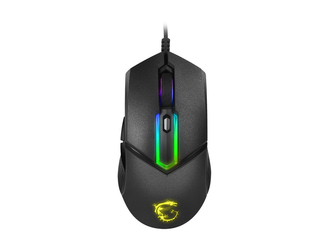 MSI CLUTCH GM30 6 Buttons 1 x Wheel USB 2.0 Wired Optical 6200 dpi Gaming Mouse