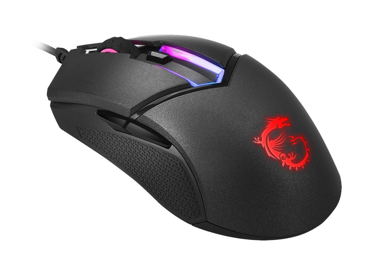 MSI CLUTCH GM30 6 Buttons 1 x Wheel USB 2.0 Wired Optical 6200 dpi Gaming Mouse