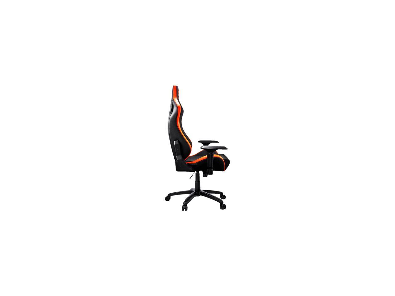 Cougar Armor S (Orange) Luxury Gaming Chair with Breathable Premium PVC Leather and Body-embracing High Back Design