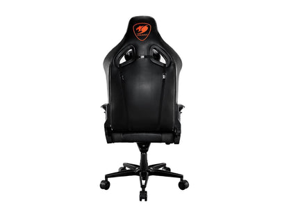 Cougar Armor Titan (Black) Ultimate Gaming Chair with Premium Breathable PVC Leather, 352.0 lbs. Support, 170 Degree Reclining