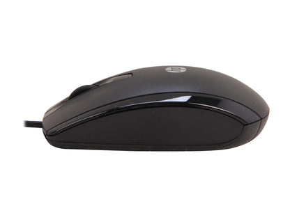 HP KY619AA#ABA Black 3 Buttons 1 x Wheel USB Wired Optical 1000 dpi Mouse