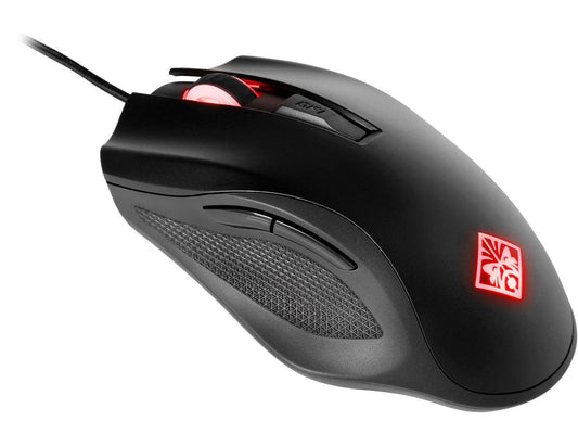 OMEN by HP Mouse 600 Wired Optical Gaming Mouse with 6 Buttons, 12000 dpi, RGB Backlit LED