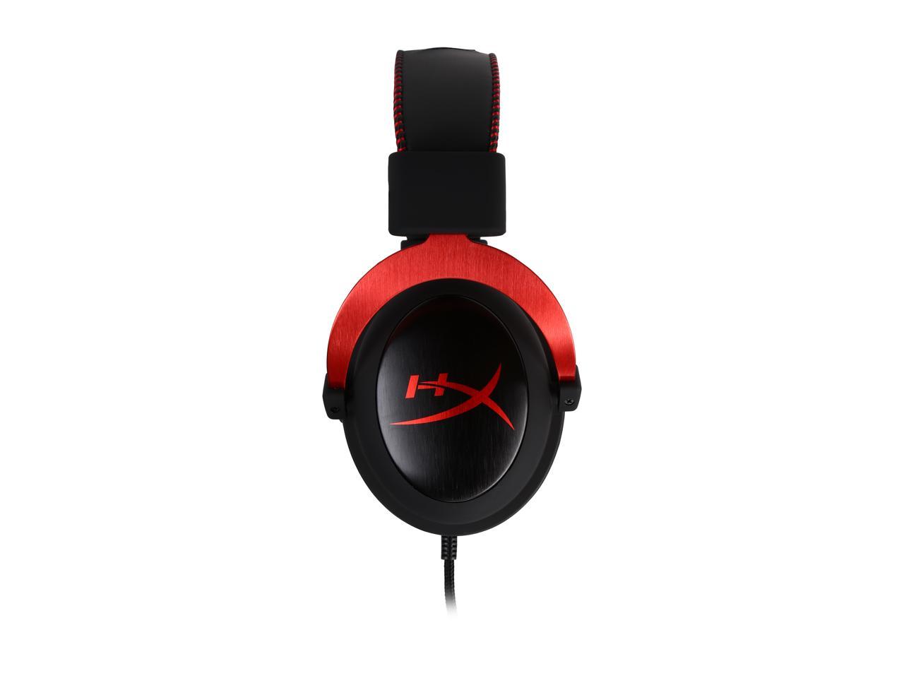 HyperX Cloud II Gaming Headset with 7.1 Virtual Surround Sound for PC / PS4 / Mac / Mobile - Red