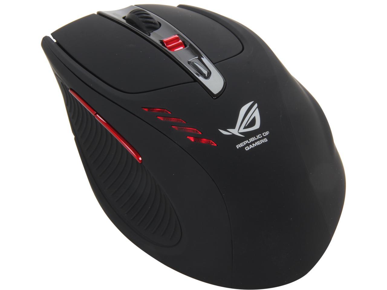 ASUS ROG GX950 90-XB3L00MU00000- Black 1 x Wheel USB Wired Laser 8200 dpi Mouse