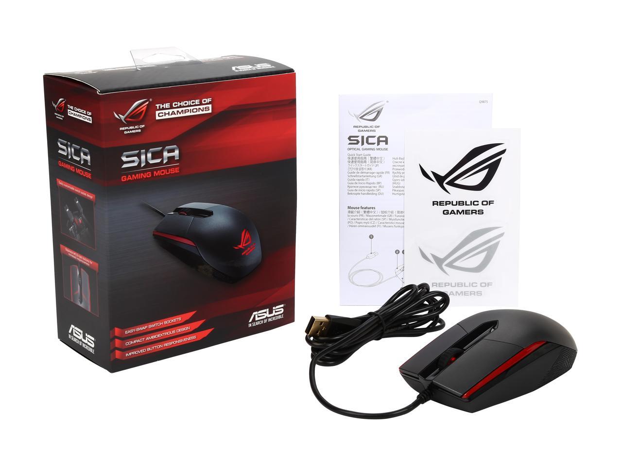 ASUS ROG Sica Gaming Mouse (Black)