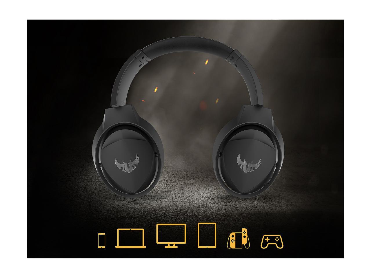 ASUS TUF Gaming H5 Discord Certified Gaming Headset with Onboard 7.1 Virtual Surround Sound and Dual Microphones for PC, Playstation 4, Nintendo Switch, Xbox One and Mobile Devices