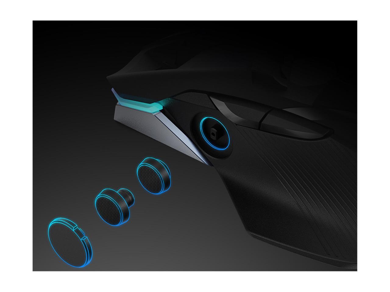 ASUS P704 ROG CHAKRAM 90MP01K0-BMUA00 Black 1 x Wheel USB Wired / 2.4GHz / Bluetooth Optical 16000 dpi Gaming Mouse