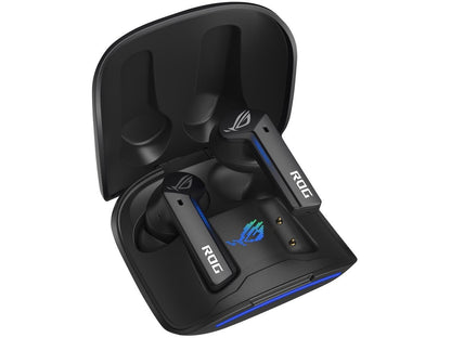 ASUS ROG Cetra True Wireless Gaming Headphones (Low-Latency Bluetooth Earbuds, Active Noise Cancelation, 27-Hour Battery Life, IPX4 Water Resistance, Wireless Charging)- Black