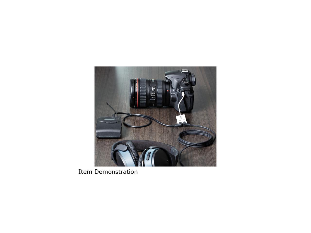 StarTech.com MUY1MFFADPW White Slim Mini Jack Headphone Splitter Cable Adapter - 3.5mm Male to 2x 3.5mm Female Male to Female