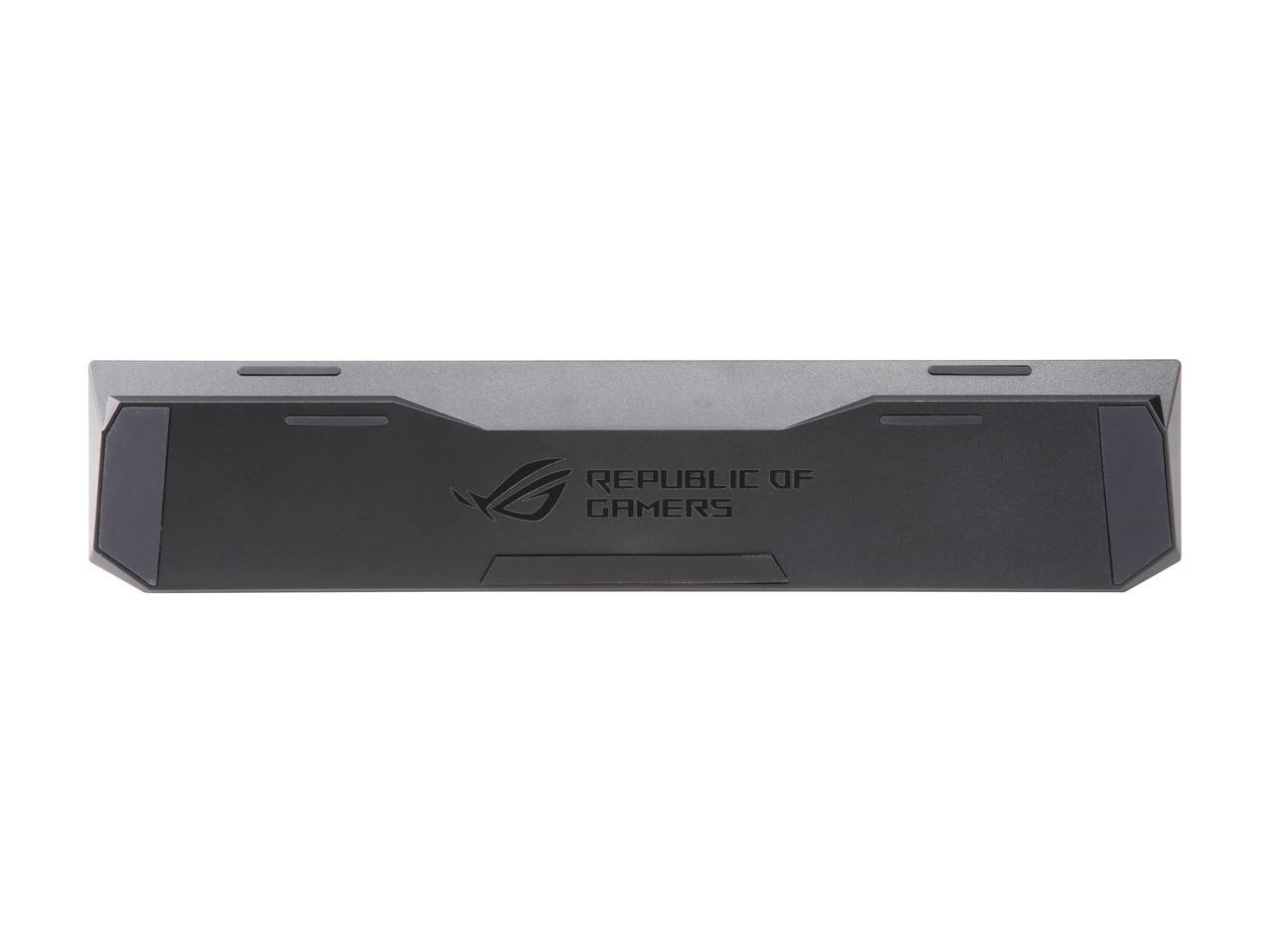 ASUS ROG Gaming Wrist Rest for ROG Claymore Gaming Keyboards with Cushioned Foam core, Leatherette Cover and Non-slip Rubber Feet