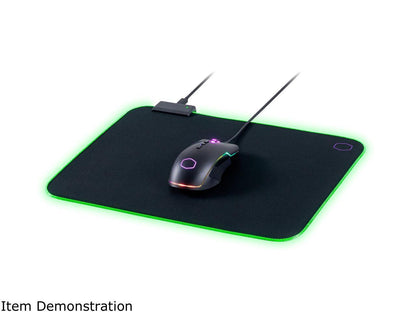 Cooler Master MP750 Soft Mouse Pad with Water Resistant Surface and Thick RGB Borders - MPA-MP750-M