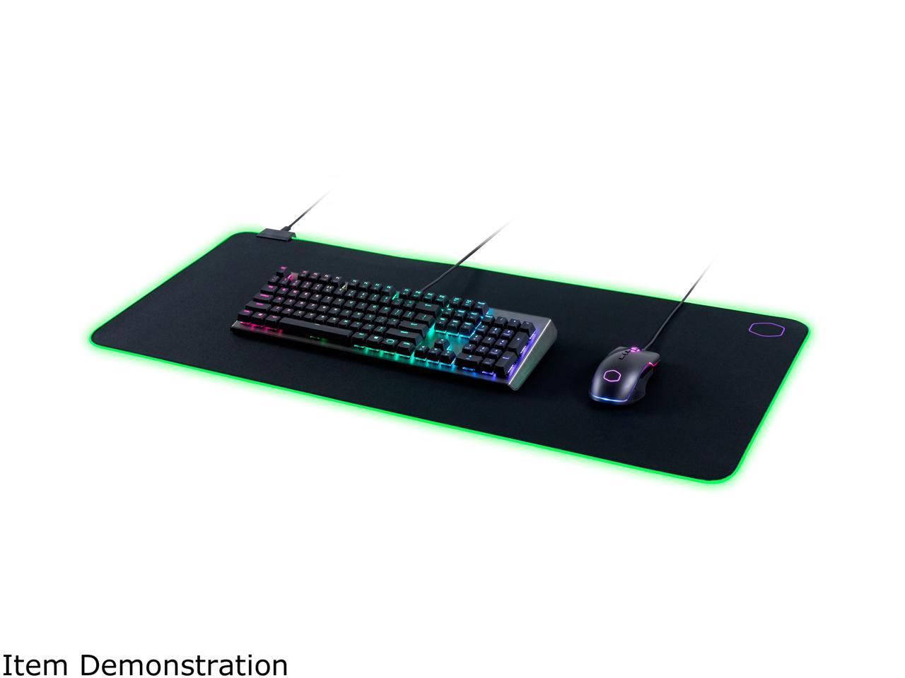 Cooler Master MasterAccessory MP750 Soft Mouse Pad with Water Resistant Surface and Thick RGB Borders - XL