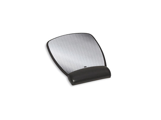 3M 3M Precise Mouse Pad with Gel Wrist Rest, Soothing Gel Comfort with Durable, Easy to Clean Leatherette Cover, Optical Mouse Performance and Battery Saving Design, 8.6" x 6.8", Black (MW309LE) MW309LE Gel Mousepad