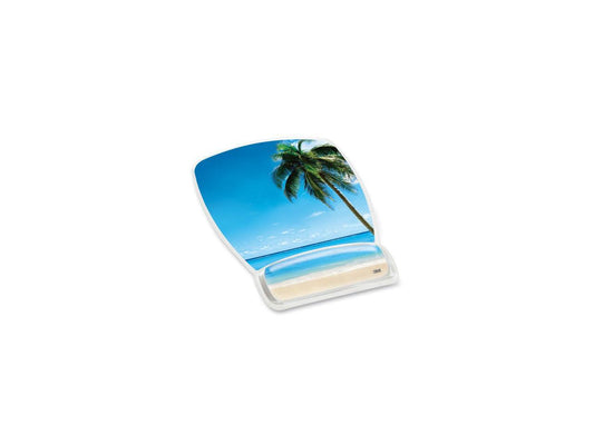 3M Beach Design Gel Mouse Pad Wrist Rest