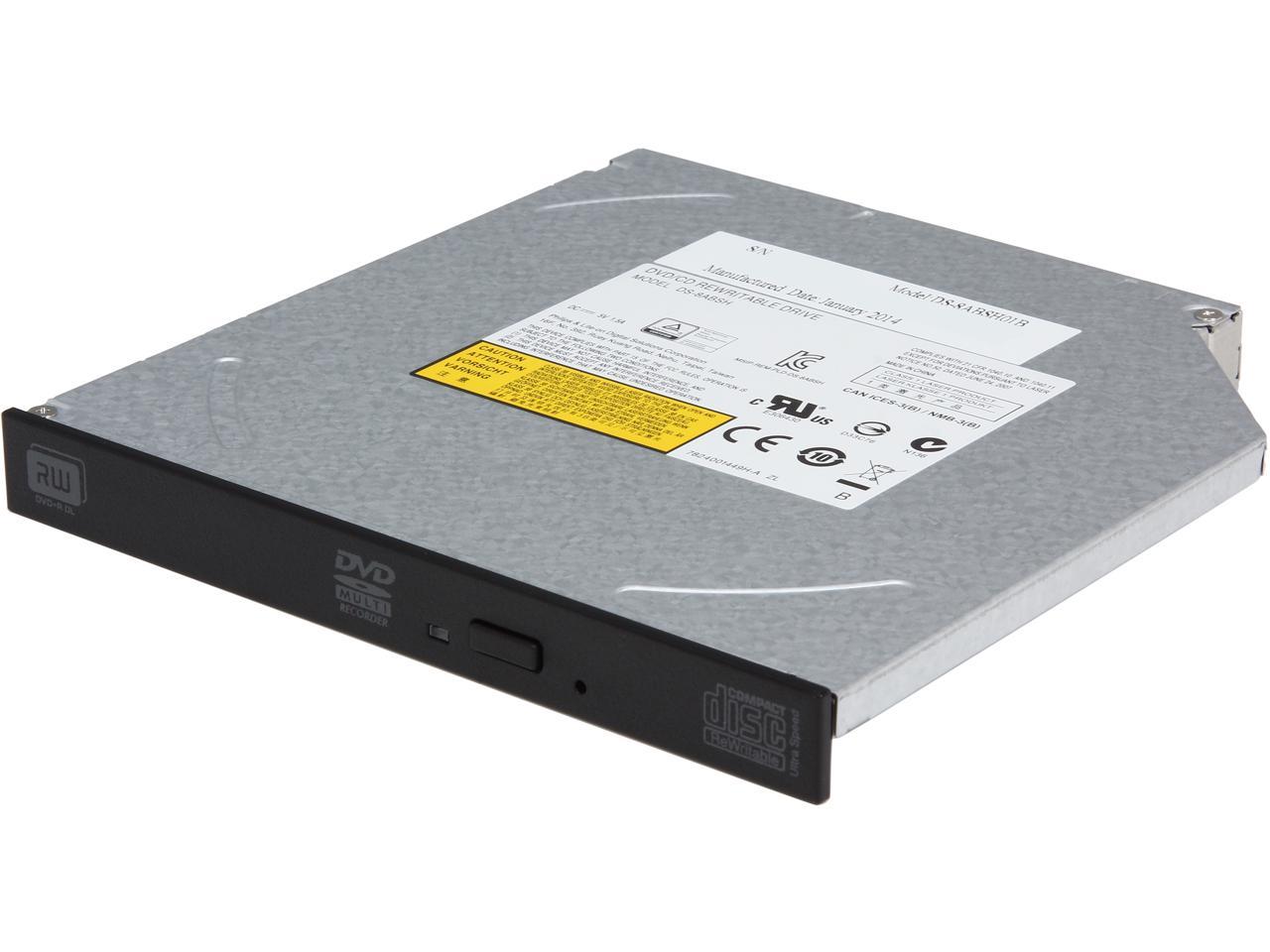 LITE-ON DVD Burner 8X DVD+R 8X DVD+RW 6X DVD+R DL 8X DVD-R 6X DVD-RW 8X DVD-ROM 24X CD-R 24X CD-RW 24X CD-ROM SATA Model DS-8ABSH-01