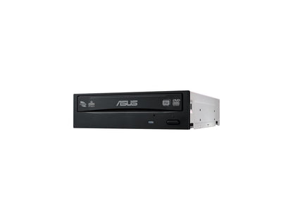 ASUS 24X DVD Burner - Bulk 24X DVD+R 8X DVD+RW 8X DVD+R DL 24X DVD-R 6X DVD-RW 16X DVD-ROM 48X CD-R 24X CD-RW 48X CD-ROM Black SATA Model DRW-24B1ST/BLK/B/AS - OEM