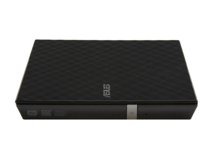 ASUS USB 2.0 Black External Slim CD / DVD Re-writer MacOS Compatible Model SDRW-08D2S-U