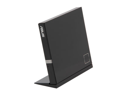 ASUS USB 2.0 External Blu-Ray 6X Writer with BDXL Support MacOS Compatible Model SBW-06D2X-U/BLK/G/AS
