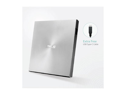 ASUS USB 2.0 External CD/DVD Drive Model SDRW-08U9M-U/SIL