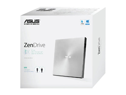 ASUS USB 2.0 External CD/DVD Drive Model SDRW-08U9M-U/SIL