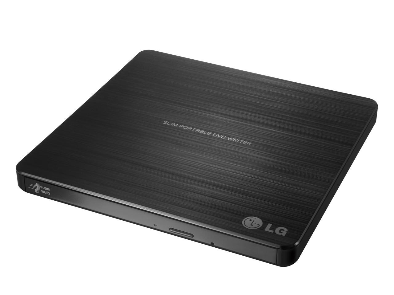 LG Ultra Slim External DVDRW with Mac and Surface Compatible Model GP60NB50