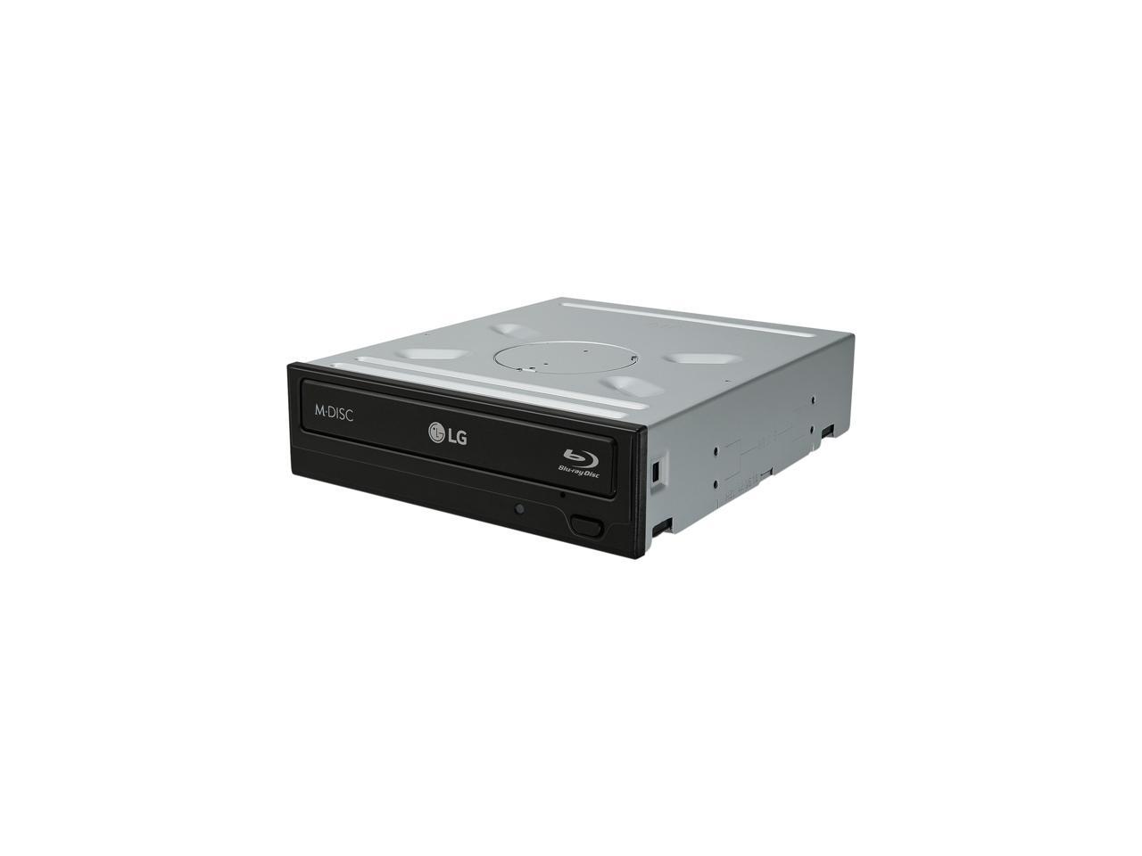 LG Black 16X BD-R 2X BD-RE 16X DVD+R 5X DVD-RAM 12X BD-ROM 4MB Cache SATA Blu-ray Burner WH16NS40
