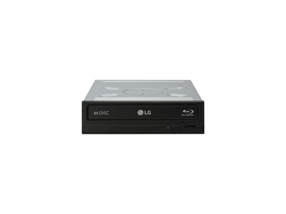 LG Black 16X BD-R 2X BD-RE 16X DVD+R 5X DVD-RAM 12X BD-ROM 4MB Cache SATA Blu-ray Burner WH16NS40