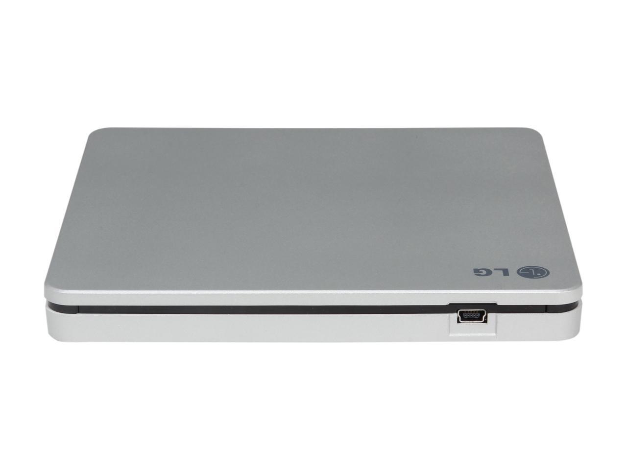 LG Ultra Slim Slot Load External DVDRW With Mac & Surface Compatible Model GP70NS50