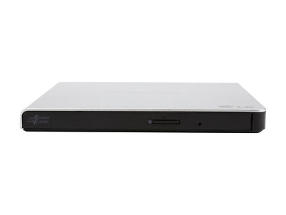 LG External CD / DVD Rewriter With M-Disc Mac & Surface Support (Silver) - Model GP65NS60